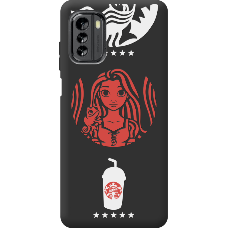 Черный чехол BoxFace Nokia G60 RedWhite Coffee