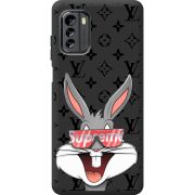 Черный чехол BoxFace Nokia G60 looney bunny