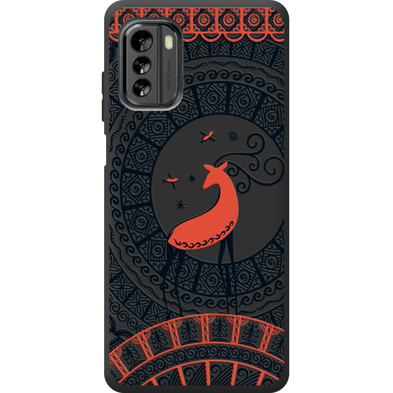 Черный чехол BoxFace Nokia G60 Ornament