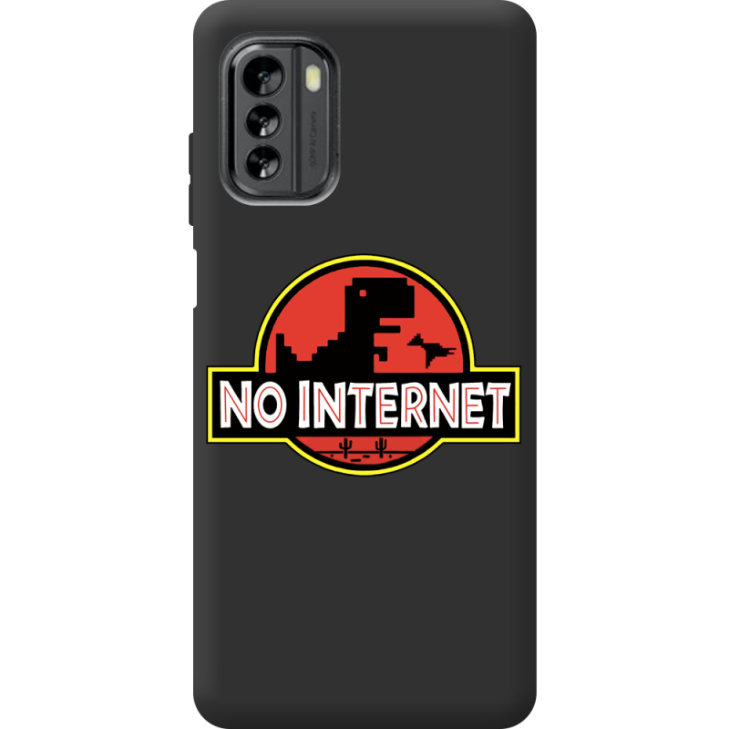 Черный чехол BoxFace Nokia G60 No Internet