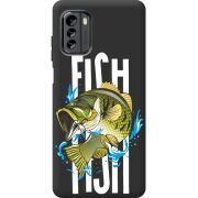 Черный чехол BoxFace Nokia G60 Fish