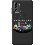 Черный чехол BoxFace Nokia G60 Among Us Impostors