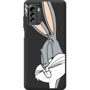 Черный чехол BoxFace Nokia G60 Lucky Rabbit