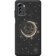 Черный чехол BoxFace Nokia G60 Moon