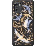 Черный чехол BoxFace Nokia G60 Ластівки