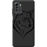 Черный чехол BoxFace Nokia G60 Wolf