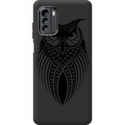 Черный чехол BoxFace Nokia G60 Owl