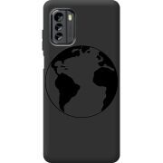 Черный чехол BoxFace Nokia G60 Earth