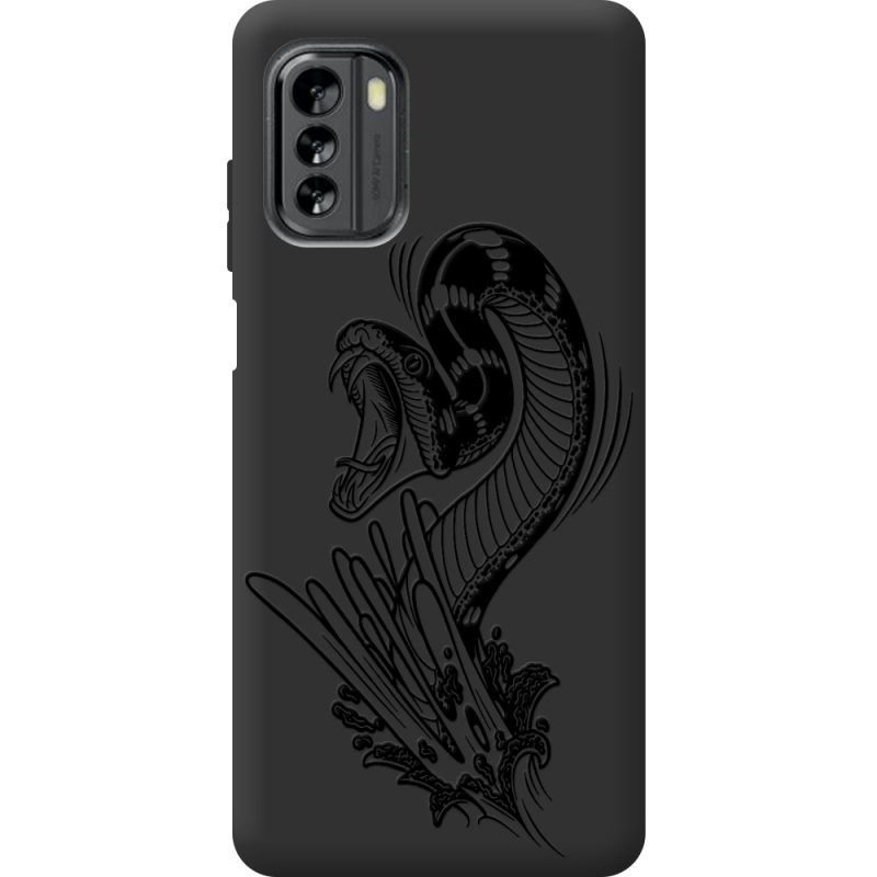 Черный чехол BoxFace Nokia G60 Snake