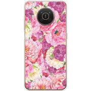 Чехол BoxFace Nokia X10 Pink Peonies