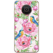 Чехол BoxFace Nokia X10 Birds and Flowers