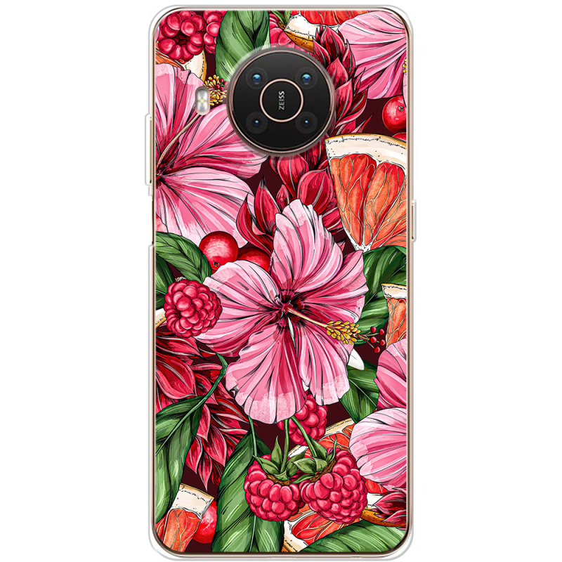 Чехол BoxFace Nokia X10 Tropical Flowers