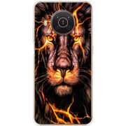 Чехол BoxFace Nokia X10 Fire Lion