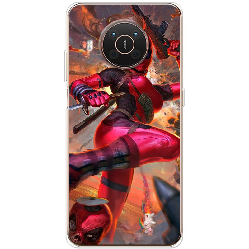 Чехол BoxFace Nokia X10 Woman Deadpool