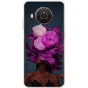 Чехол BoxFace Nokia X10 Exquisite Purple Flowers