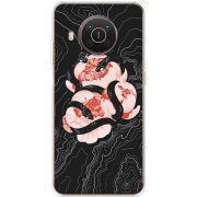 Чехол BoxFace Nokia X10 Snake Rose