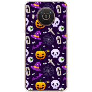 Чехол BoxFace Nokia X10 Halloween Purple Mood