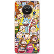 Чехол BoxFace Nokia X10 Rick and Morty