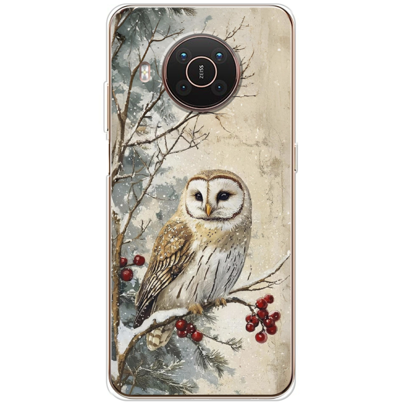 Чехол BoxFace Nokia X10 Christmas Owl