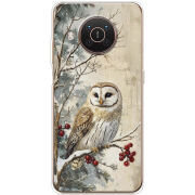 Чехол BoxFace Nokia X10 Christmas Owl