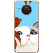 Чехол BoxFace Nokia X10 Wondering Cat