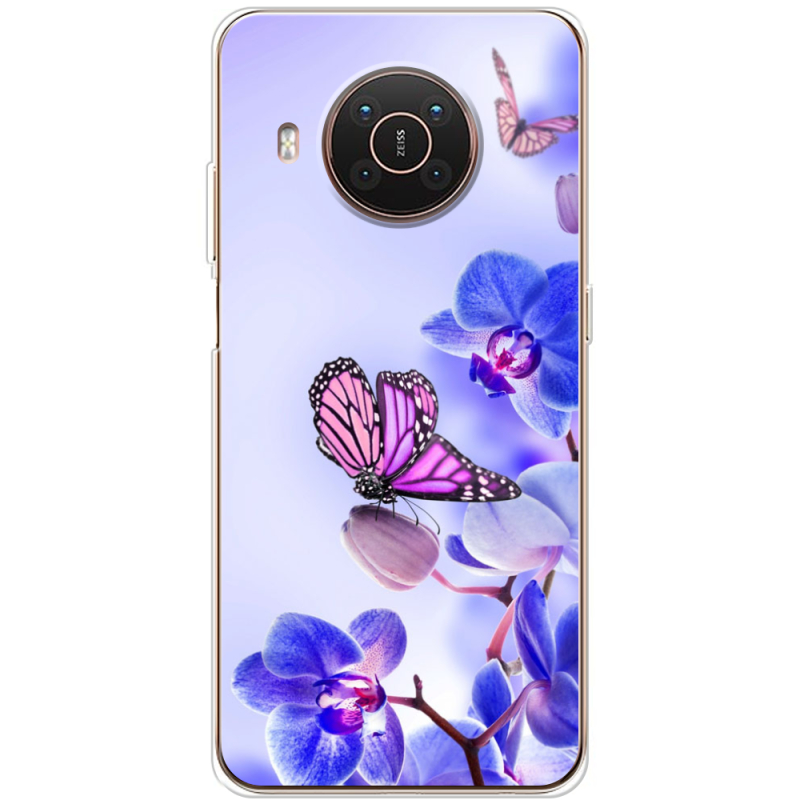 Чехол BoxFace Nokia X10 Orchids and Butterflies