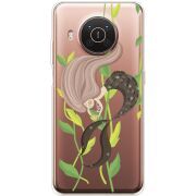 Прозрачный чехол BoxFace Nokia X10 Cute Mermaid