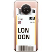 Прозрачный чехол BoxFace Nokia X10 Ticket London