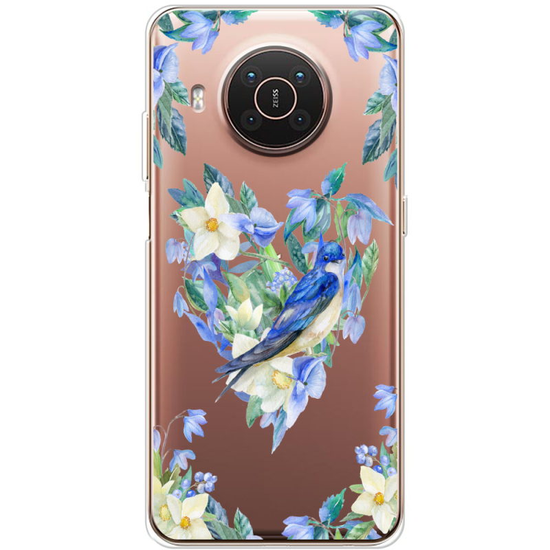 Прозрачный чехол BoxFace Nokia X10 Spring Bird