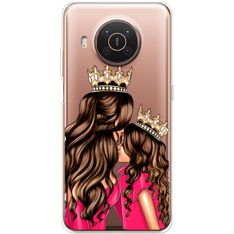 Прозрачный чехол BoxFace Nokia X10 Queen and Princess