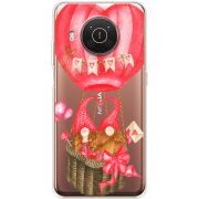 Прозрачный чехол BoxFace Nokia X10 Valentine Dwarfs