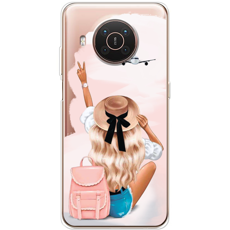 Прозрачный чехол BoxFace Nokia X10 Travel Girl