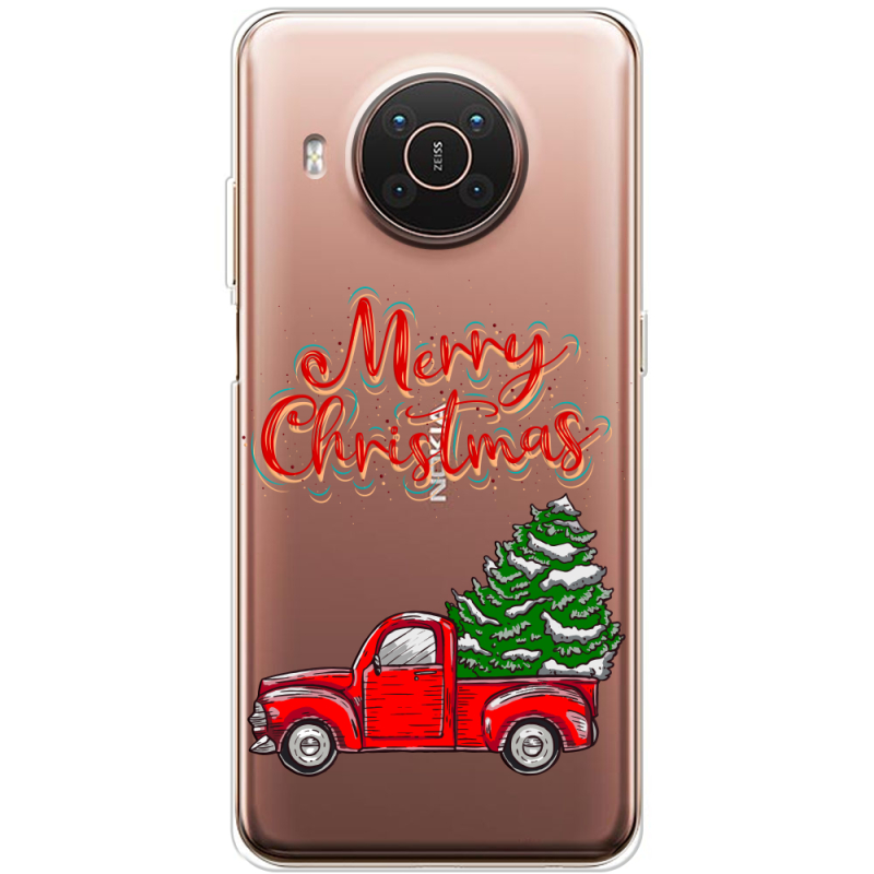 Прозрачный чехол BoxFace Nokia X10 Holiday Car