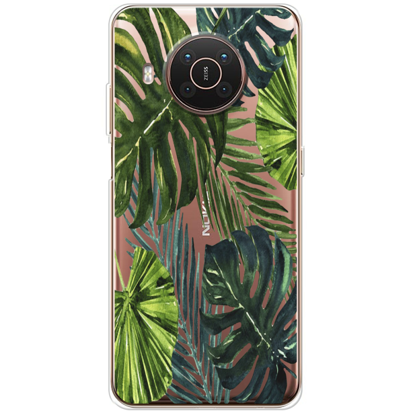 Прозрачный чехол BoxFace Nokia X10 Palm Tree