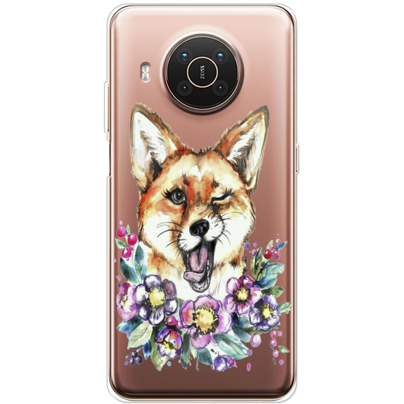 Прозрачный чехол BoxFace Nokia X10 Winking Fox