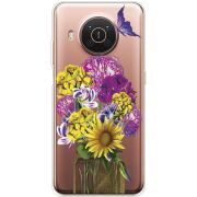 Прозрачный чехол BoxFace Nokia X10 My Bouquet