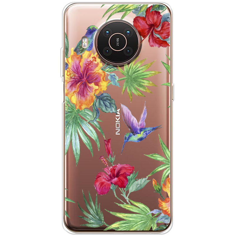 Прозрачный чехол BoxFace Nokia X10 Tropical