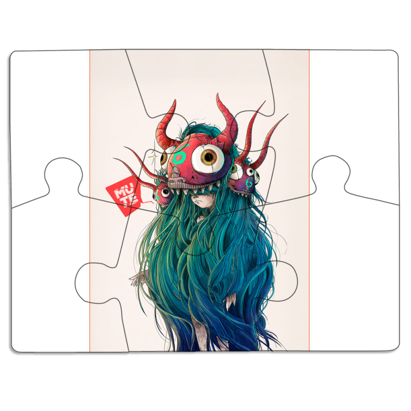 Магнитные фотопазлы 85 на 65 Monster Girl