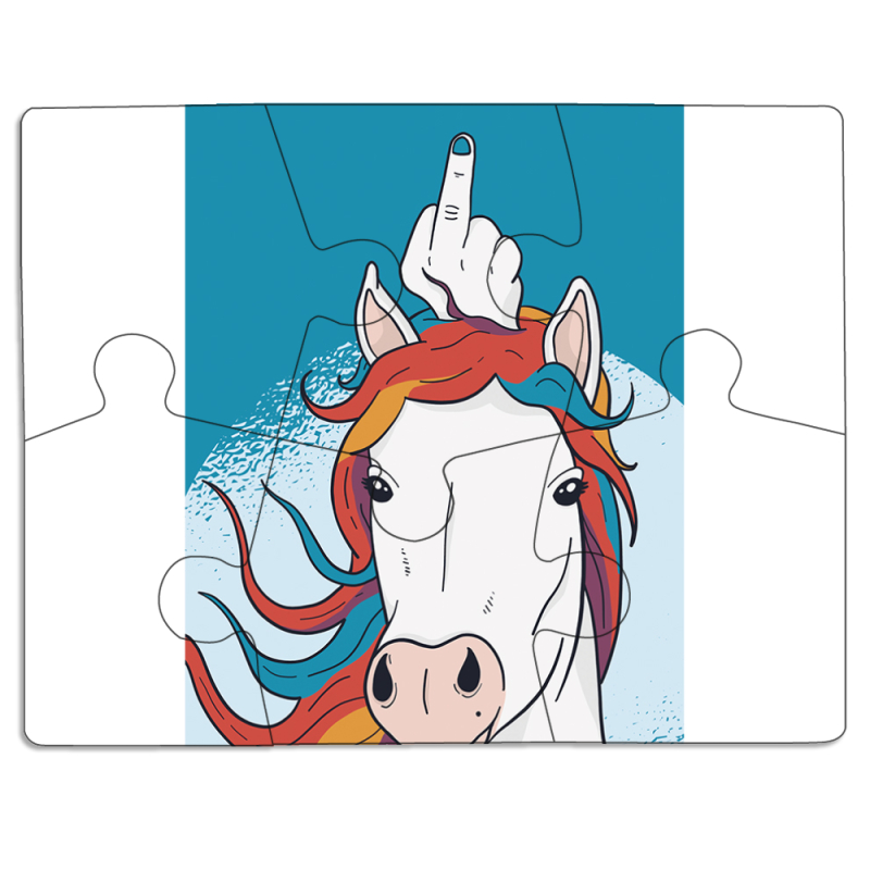 Магнитные фотопазлы 85 на 65 Fuck Unicorn