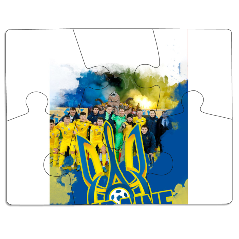 Магнитные фотопазлы 85 на 65 Ukraine national team