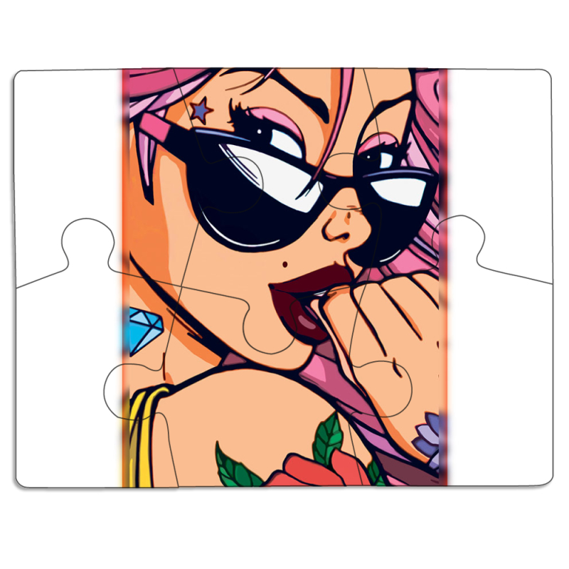 Магнитные фотопазлы 85 на 65 Pink Girl