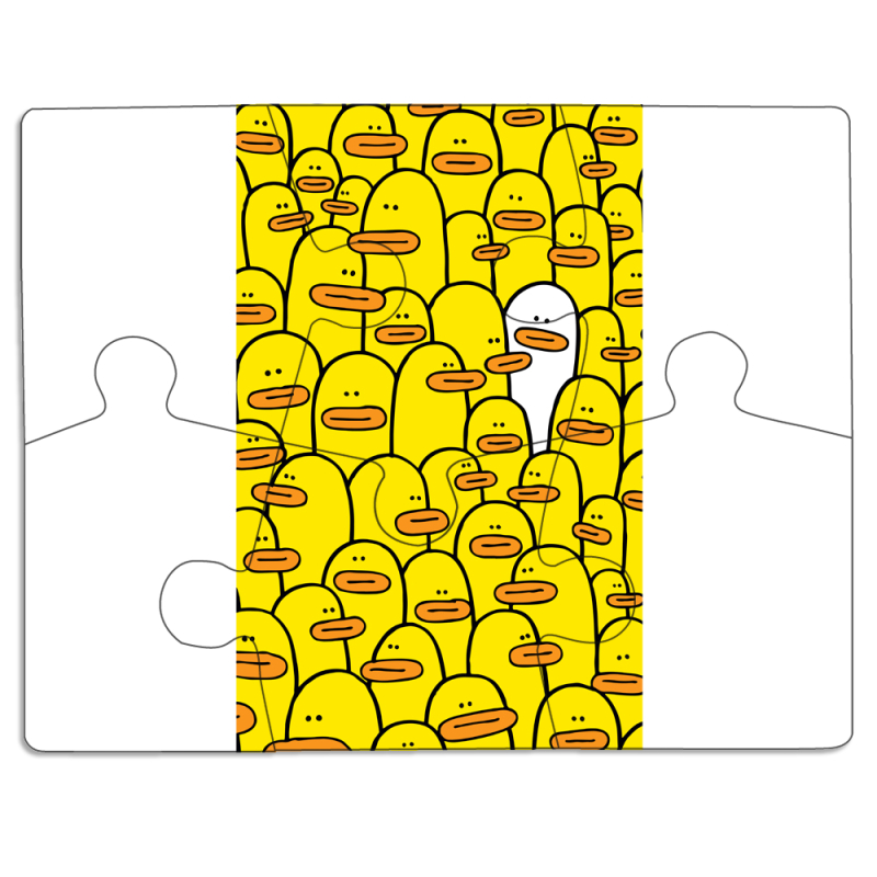 Магнитные фотопазлы 85 на 65 Yellow Ducklings