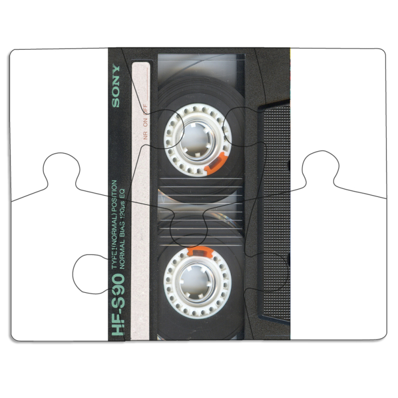 Магнитные фотопазлы 85 на 65 Старая касета