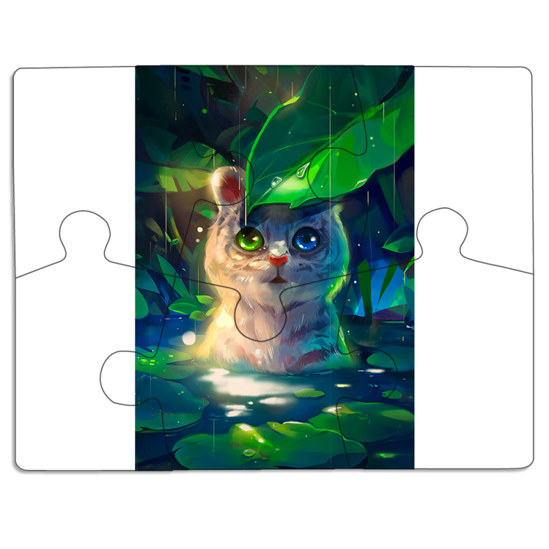 Магнитные фотопазлы 85 на 65 White Tiger Cub