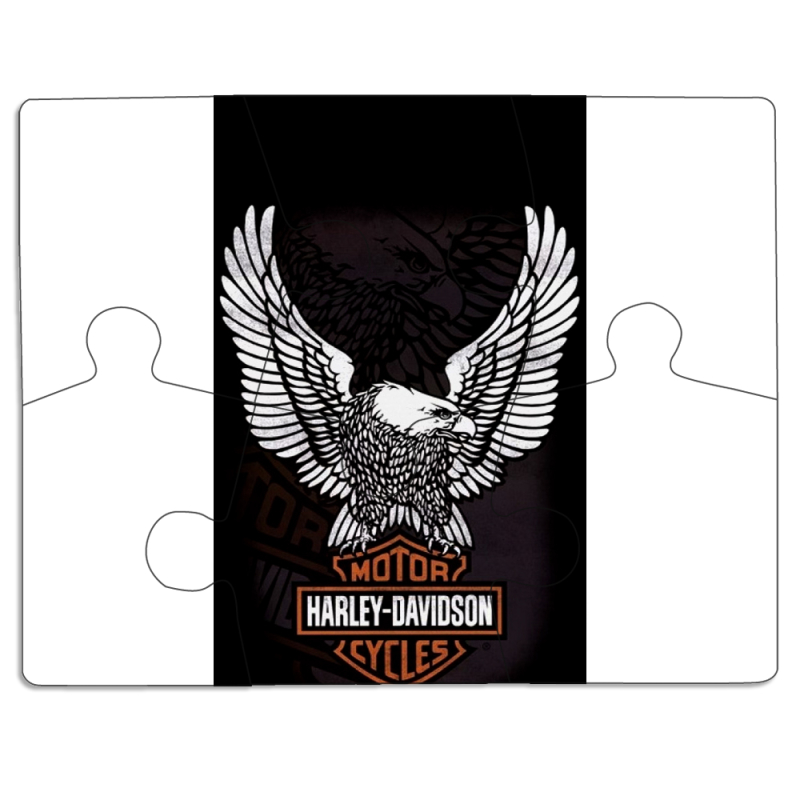 Магнитные фотопазлы 85 на 65 Harley Davidson and eagle