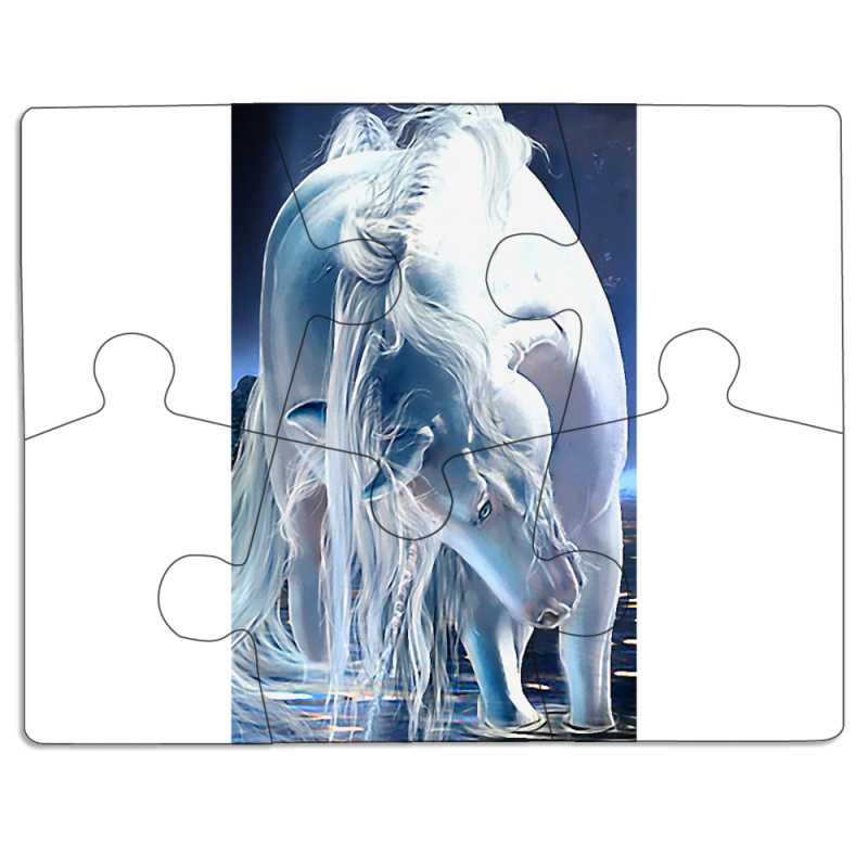 Магнитные фотопазлы 85 на 65 White Horse