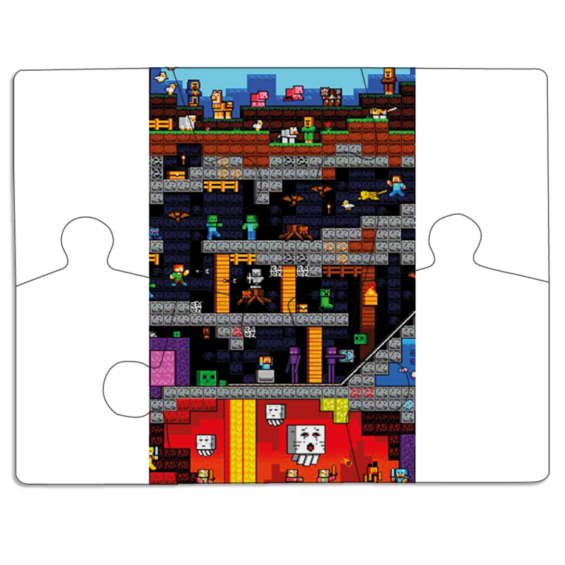 Магнитные фотопазлы 85 на 65 Minecraft Lode Runner