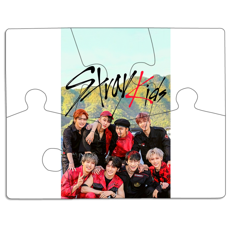 Магнитные фотопазлы 85 на 65 Stray Kids Boy Band