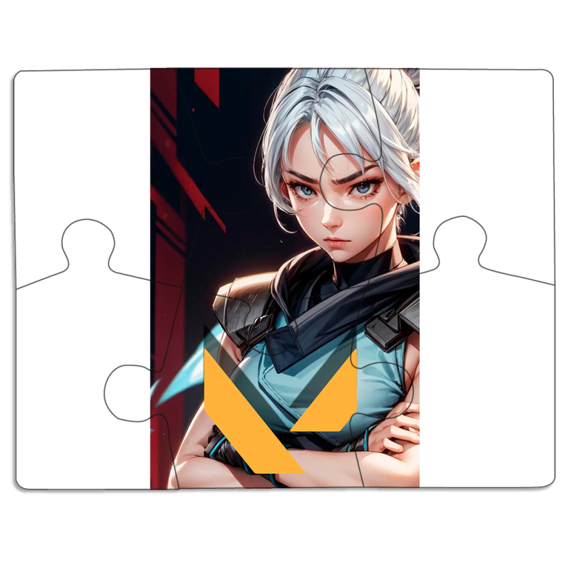 Магнитные фотопазлы 85 на 65 Valorant Джет