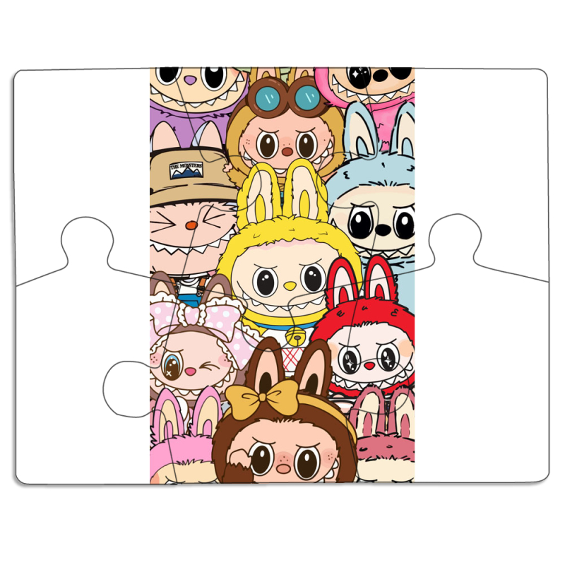 Магнитные фотопазлы 85 на 65 Labubu